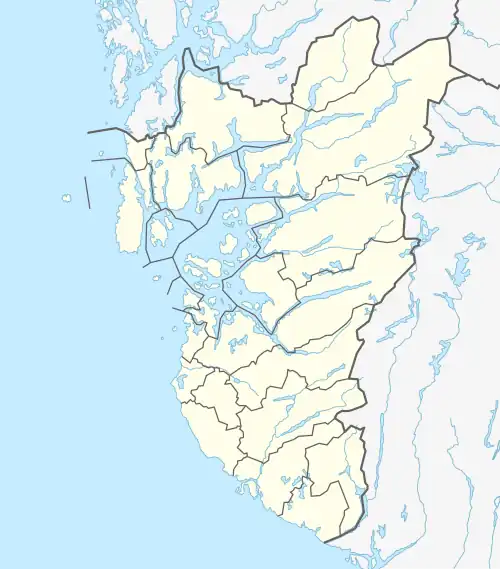 Undheim is located in Rogaland