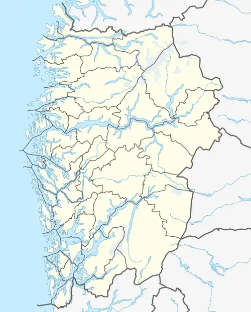 Finse is located in Vestland