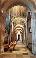 The south aisle, looking west