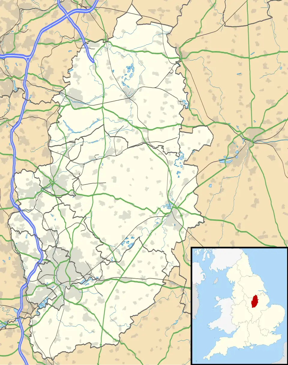 Bircotes is located in Nottinghamshire
