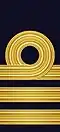 2. Embroidered shoulder mark (–2003)