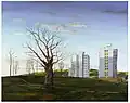 Oak House Hartcliffe, 1998. Collection of Bristol City Art Gallery. See also Art Uk.