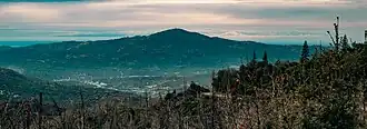 Oakhurst seen from the Sierra Vista Scenic Byway