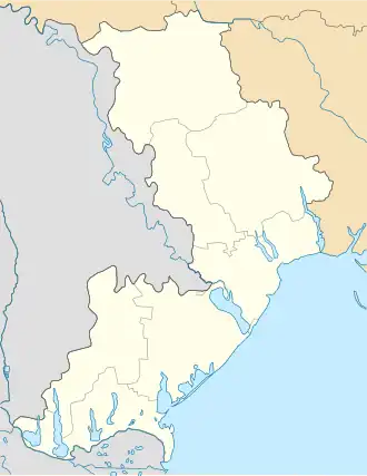 Handrabury is located in Odesa Oblast