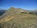Ohio Peak, the only officially named summit in the Anthracite Range