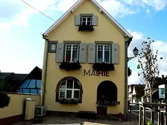 The town hall in Ohnenheim