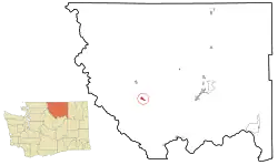 Location of Twisp, Washington