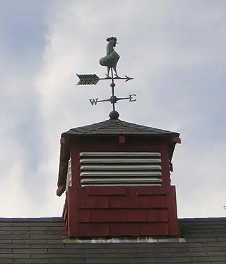 Roof lanterns were also used on some old barns for ventilation.