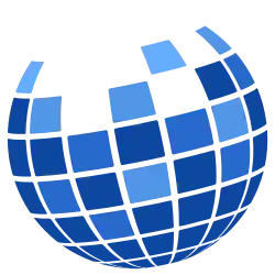Blue globe
