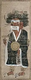 An oni in pilgrim's clothing