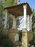 The monument of the Sacred Heart of Jesus in the Mount Pitiforo