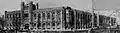 Original Plans for the Bizzell Memorial Library, which showed the building connected to nearby Evans Hall