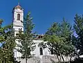 The Eastern Orthodox church of Saint George under re-construction