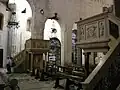 Interior, pulpit