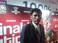 Oscar Gonzáles Apaza, actor and filmmaker from Juliaca, at the Avant Premiere of his film "Reinaldo Cutipa".