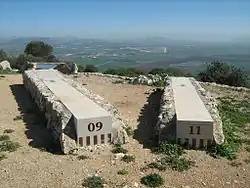 View from the 109 Squadron Lookout (F-16D, "The Valley") into the Jezreel Valley with Ramat David Airbase
