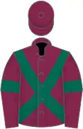 Garnet, green cross-belts and armlets