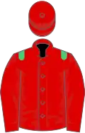 Red, Emerald Green epaulets