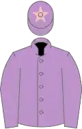 MAUVE, mauve cap, pink star