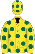 Yellow, dark green spots
