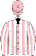 Pink and white stripes, pink cap