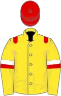 Yellow, Red Epaulets, White Armlets, red cuffs, Red Cap