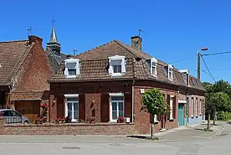 Houses in the centre of the village