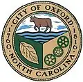 Official seal of Oxford, North Carolina