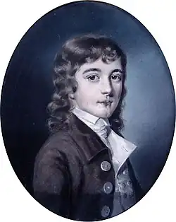 Ozias as a boy