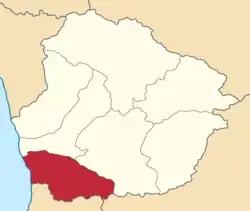 Location in the Kutais Governorate