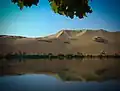 A view to the Nile's west bank from El Nabatat Island