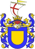 Axt, a Silesian coat of arms, variation of Janina according to Alfred Znamierowski[2]