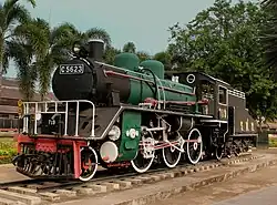 C56 23 in River Kwai Bridge, Kanchanaburi