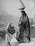 Yörük women at the spring