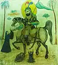 A painting in the imamzadeh