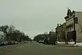 Looking west at downtown Palmyra