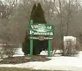 Welcome sign