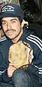 Player of Chilean pandero cuequero