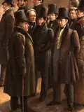 Parade at Tsaritsyn Meadow&nbsp;[ru] by Gregory Chernetsov (detail)