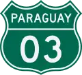 National Route 03 shield}}