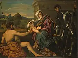 Madonna and Child with Saint John the Baptist and Saint George (Holy Conversation), early 1530s, Pushkin Museum, Moscow