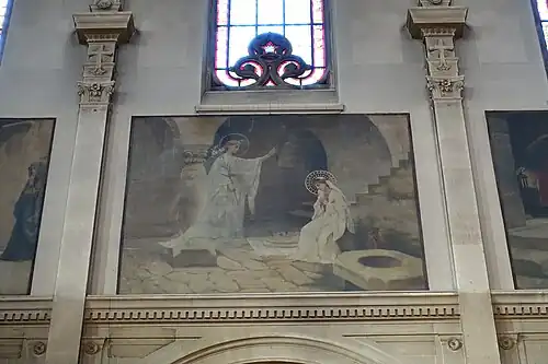 Scene from the Life of the Virgin Mary, by Joseph Aubert (Nave)