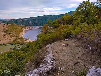 A view from the ruins of the Patmos Fortress