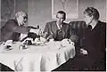 Paul Langevin, Jeanne Desfosses and their nephew Pierre Bourgeois&nbsp;[fr] in Troyes in 1944.