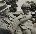 Paul Mirat with his son Michel