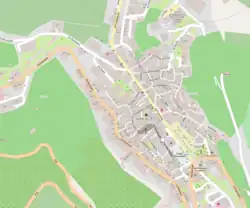 Pazzano, urban area