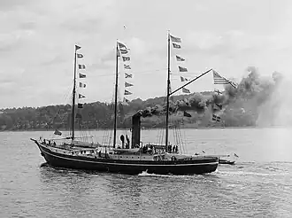 SS Roosevelt in 1909, prior to her 1917–1919 service as the "Pribilof tender".