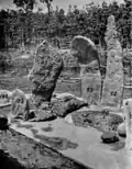 The "rudder", "spoon", and "sword" stones after their 1919 restoration