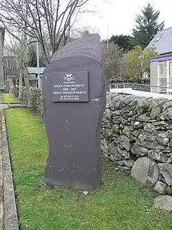 Jerusalem Chapel – slate memorial to commemorate the Strike at the Penrhyn Slate Quarry