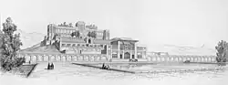 Sketch by Pascal Coste, 1840